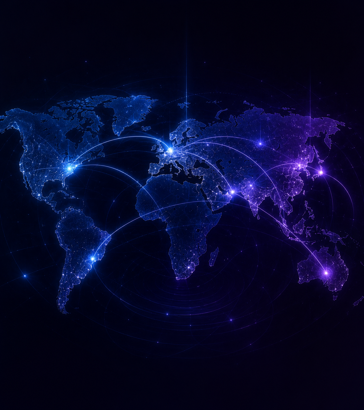 Global financial network map